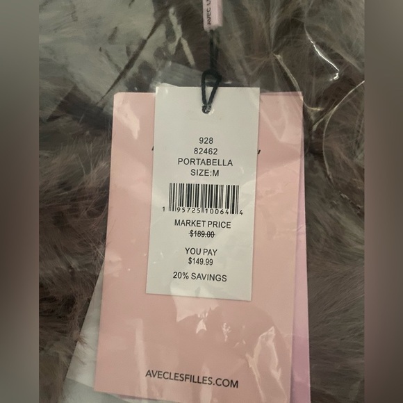 NEW - AVEC LES FILLES
Faux Fur Jacket. Medium. Portabella - Picture 7 of 8